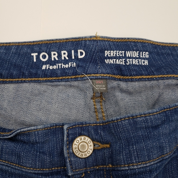 Torrid Perfect Wide Leg Jeans Size 20 Tall - Picture 6 of 10